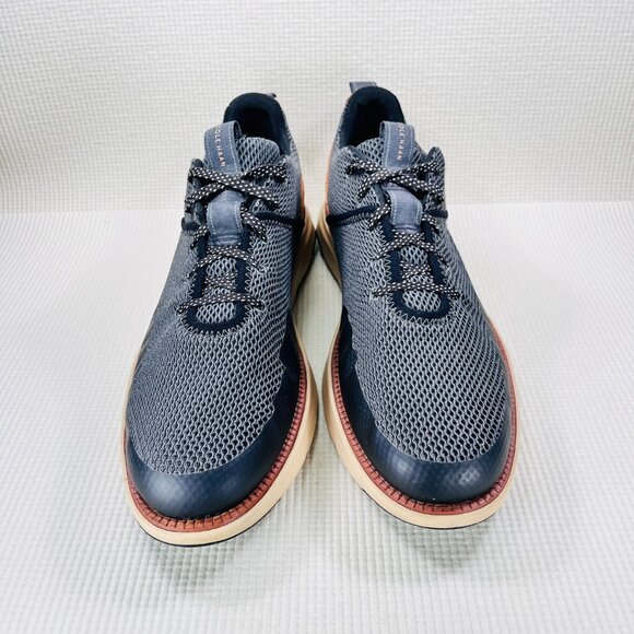 Cole Haan Men's Size 12 Grand Atlantic Sneaker Marine Blue British Tan - Picture 2 of 11